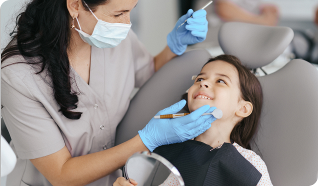 Pediatric dental care expert treating a child - Living Water Dentistry offers expert pediatric dental services